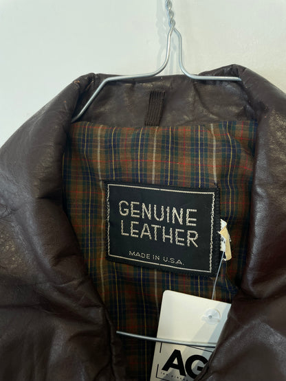 Veste en Cuir Made In USA _ M