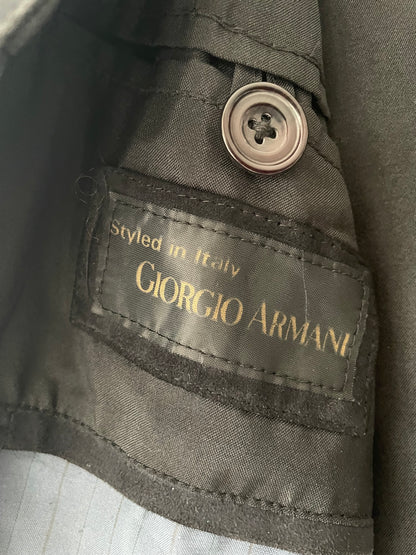 Veste En Cuir Giorgio Armani _ M